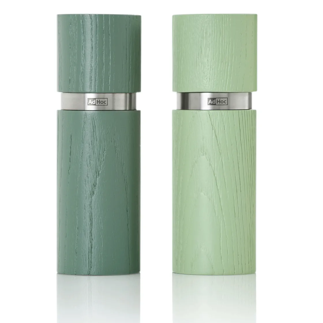 Hot Waschbär Set Pfeffer- und Salzmühle, grün.