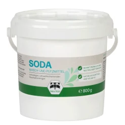 Waschbär Soda im Eimer.