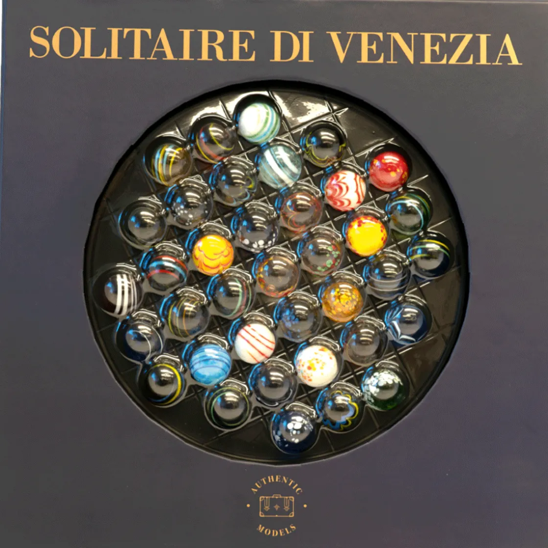 Outlet Waschbär »Solitaire Di Venezia« mit Glasmurmeln.