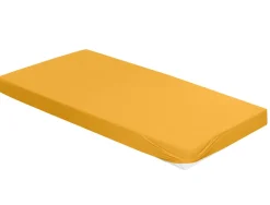 Hot Waschbär Spannbetttuch, goldgelb, 140 x 200 cm.