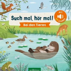 Waschbär Such mal, hör mal! Bei den Tieren: Mit 25 Geräuschen.