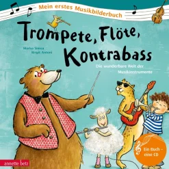 Best Waschbär Trompete, Flöte, Kontrabass. Die wunderbare Welt der Musikinstrumente. Mit CD.