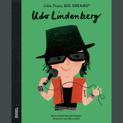 Clearance Waschbär Udo Lindenberg. Little People, Big Dreams. Deutsche Ausgabe.