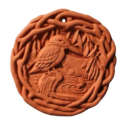 Best Waschbär Wandfliese Terrakotta »Eisvogel«.