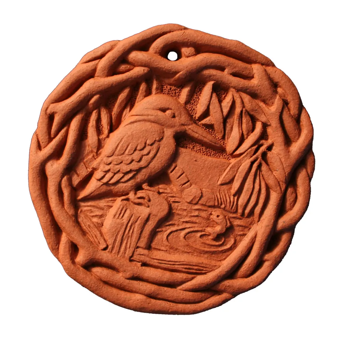 Best Waschbär Wandfliese Terrakotta »Eisvogel«.