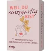 Waschbär Weil du einzigartig bist – 55 Affirmationen für mehr Selbstliebe und positives Denken: Für mehr Achtsamkeit im Alltag. Geschenkidee für Frauen zu Geburtstag, Weihnachten, Ostern, Muttertag.