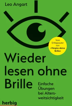 Sale Waschbär Wieder lesen ohne Brille. Einfache Übungen bei Altersweitsichtigkeit.