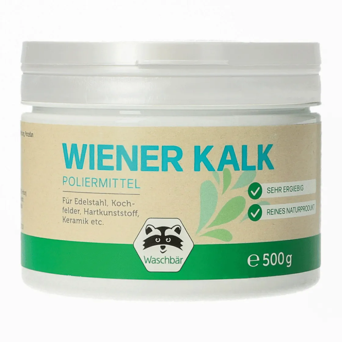 Discount Waschbär Wiener Kalk in der Dose.