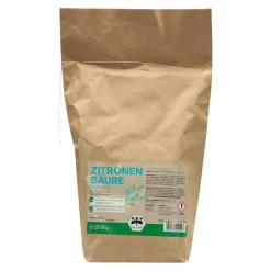 Online Waschbär Zitronensäure in der Tüte.