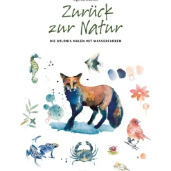 Clearance Waschbär Zurück zur Natur. Die Wildnis malen mit Wasserfarben.
